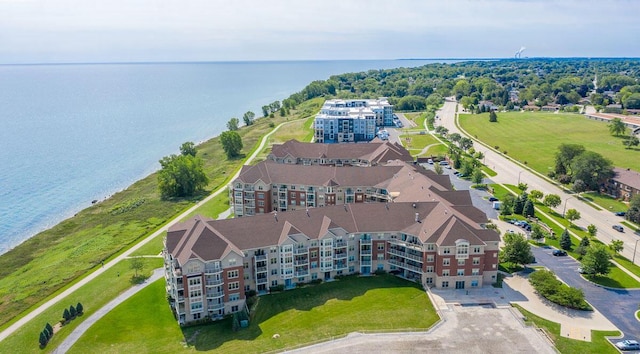 4110 S Lake Dr Unit 233, Saint Francis, WI 53235 - birds eye view of property with a water view