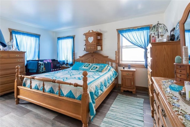 1632 280th Ave, Luck, WI 54853 - bedroom with baseboards and wood finished floors