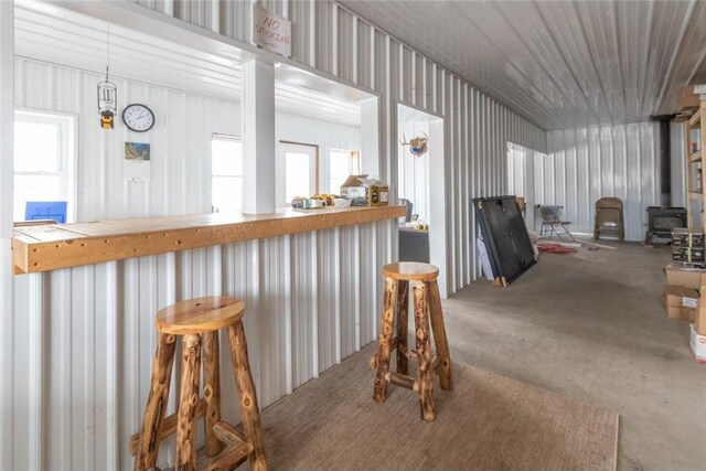 1632 280th Ave, Luck, WI 54853 - dining space featuring metal wall