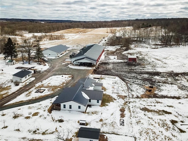 1632 280th Ave, Luck, WI 54853 - view of snowy aerial view