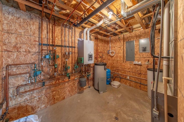 6579 Maple Tree Rd, Crescent, WI 54501 - utilities with tankless water heater and electric panel