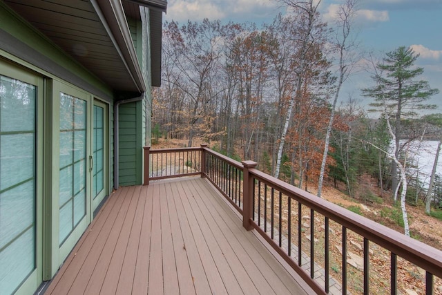 6579 Maple Tree Rd, Crescent, WI 54501 - view of deck