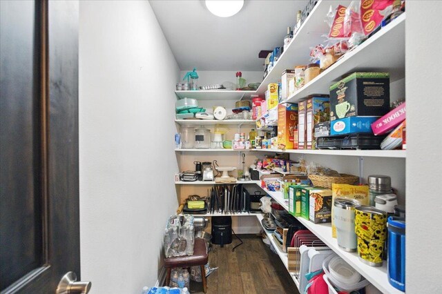 view of pantry