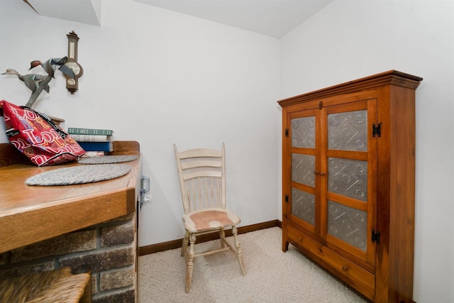N5120 Summit Ct, Fond Du Lac, WI 54937 - living area with baseboards and light carpet