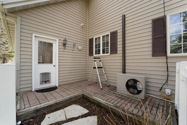 N5120 Summit Ct, Fond Du Lac, WI 54937 - view of patio / terrace featuring ac unit