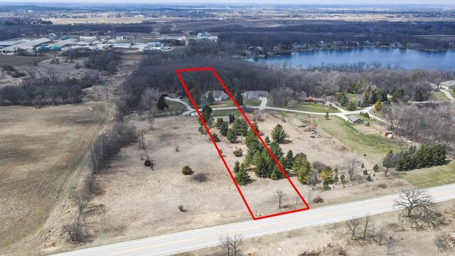 N5120 Summit Ct, Fond Du Lac, WI 54937 - aerial view featuring a water view