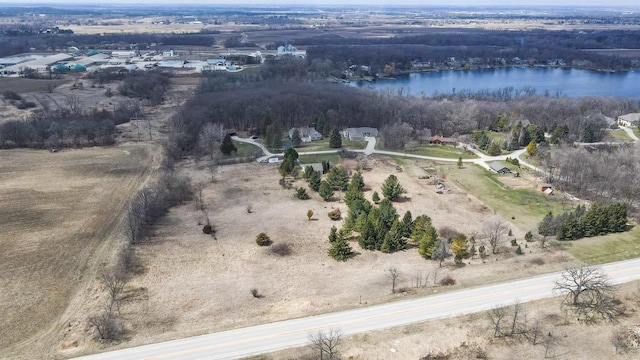 N5120 Summit Ct, Fond Du Lac, WI 54937 - birds eye view of property with a water view