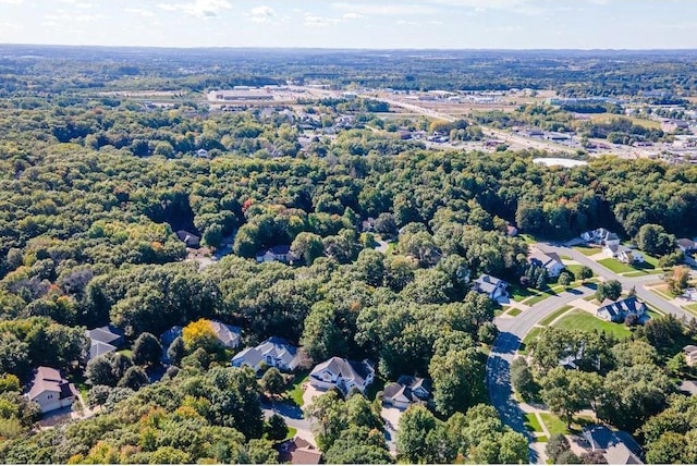 3921 Damon Ct, Eau Claire, WI 54701 - bird's eye view with a residential view and a view of trees