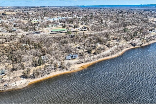 1020 Lake St, Prescott, WI 54021 - drone / aerial view featuring a water view