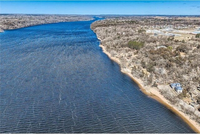 1020 Lake St, Prescott, WI 54021 - bird's eye view featuring a water view