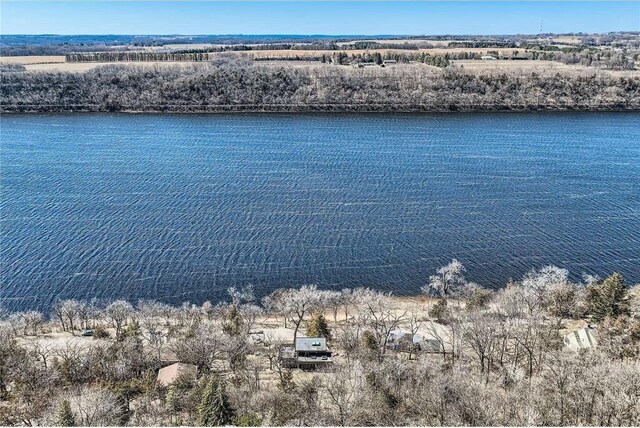 1020 Lake St, Prescott, WI 54021 - bird's eye view featuring a water view