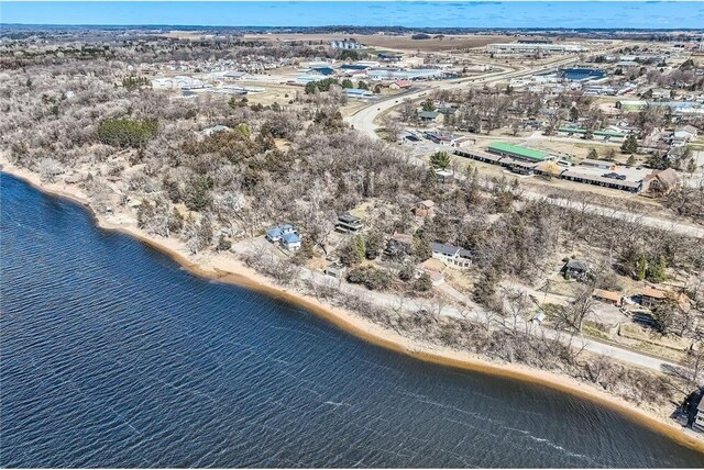 1020 Lake St, Prescott, WI 54021 - birds eye view of property featuring a water view
