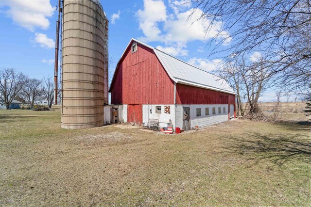 4208 County Road Z, Oshkosh, WI 54904 - view of barn featuring a lawn