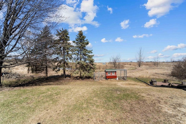 4208 County Road Z, Oshkosh, WI 54904 - view of yard with a rural view and an outdoor structure