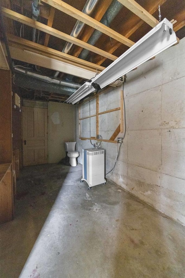 5221 Odana Rd, Madison, WI 53711 - view of unfinished basement