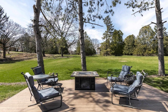 1105 Meadow Mist Rd, Middleton, WI 53562 - view of patio / terrace featuring a wooden deck