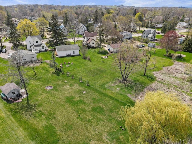 birds eye view of property featuring a residential view
