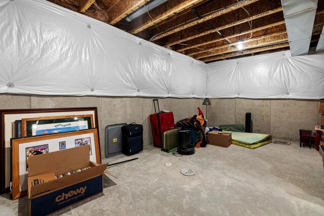 708 Narvik Cir, Stoughton, WI 53589 - view of unfinished basement