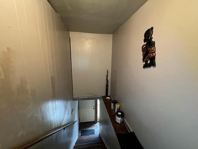 interior space featuring wood finished floors