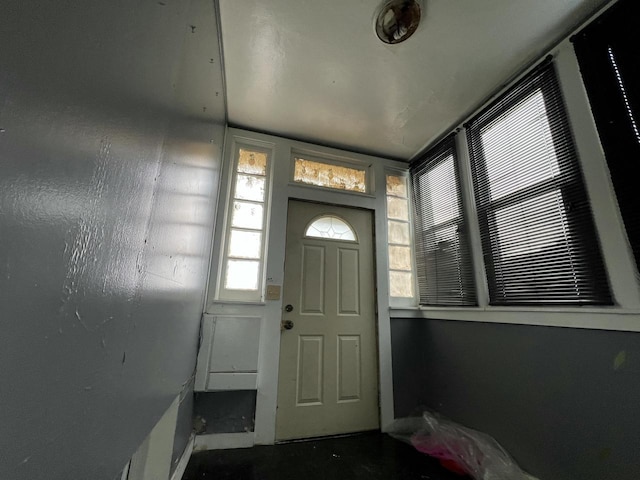 view of foyer entrance