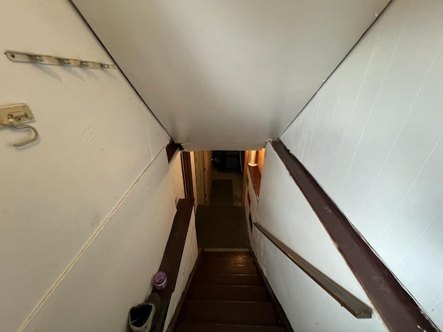 view of stairway