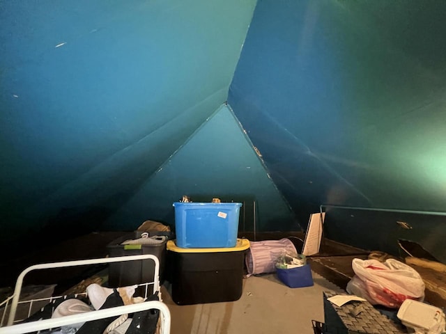 view of attic