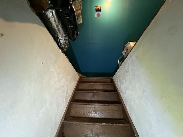 view of stairs