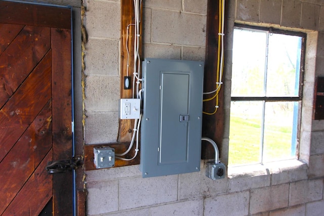 W7675 Moonshine Hill Rd, Wausaukee, WI 54177 - utility room featuring electric panel