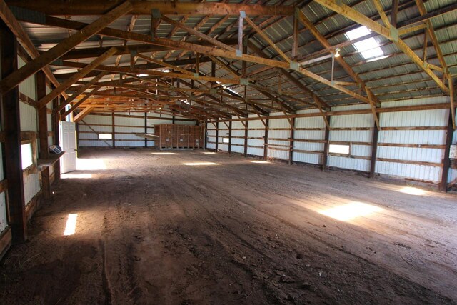 W7675 Moonshine Hill Rd, Wausaukee, WI 54177 - misc room with vaulted ceiling