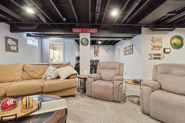 178 Weybridge Dr, Sun Prairie, WI 53590 - living room featuring carpet flooring
