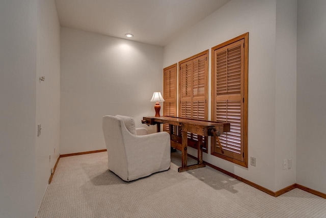 4510 Choctaw Trl, Green Bay, WI 54313 - office space with carpet flooring, baseboards, and recessed lighting