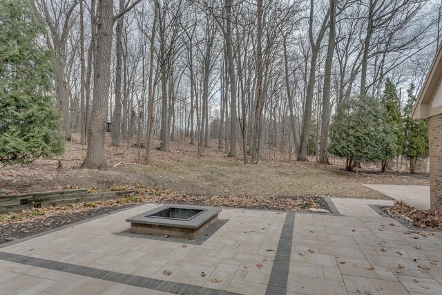 4510 Choctaw Trl, Green Bay, WI 54313 - exterior space featuring an outdoor fire pit