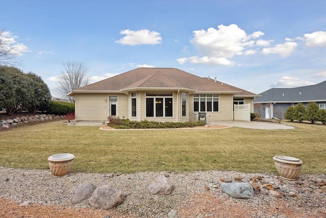 1716 Symphony Hts, Green Bay, WI 54311 - back of property with a yard