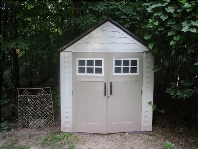 2757 28 1/4 St, Birchwood, WI 54817 - view of shed