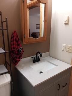 2757 28 1/4 St, Birchwood, WI 54817 - bathroom with toilet and vanity