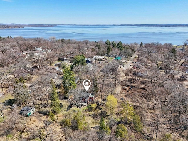 149 Oakwood Ave, Edgerton, WI 53534 - bird's eye view with a water view