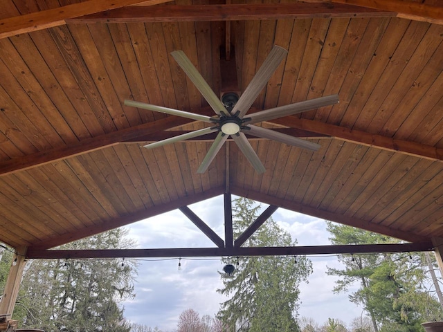 details featuring a ceiling fan