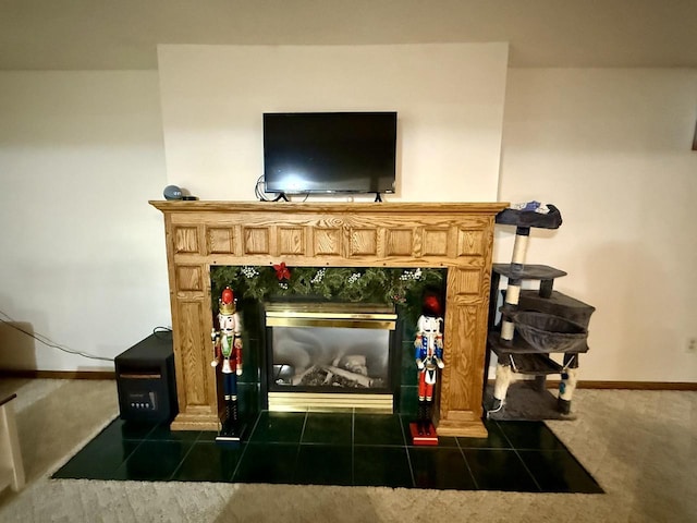 1411 Jennifer Ave, Tomah, WI 54660 - details with a tile fireplace and baseboards