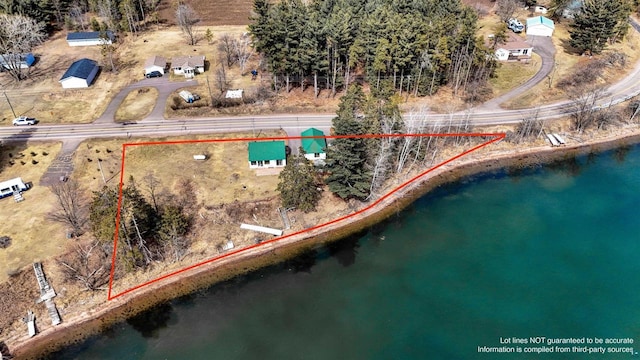 10439 W County Highway D, Exeland, WI 54835 - aerial view featuring a water view