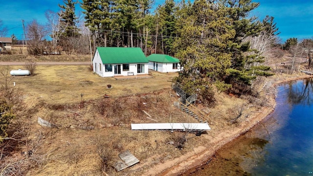 10439 W County Highway D, Exeland, WI 54835 - aerial view featuring a water view