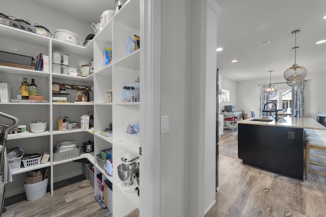 3247 Prospect Dr, Sun Prairie, WI 53590 - pantry featuring a sink