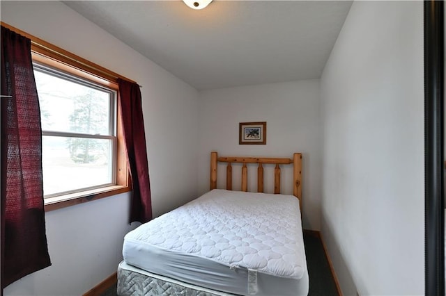 bedroom with baseboards