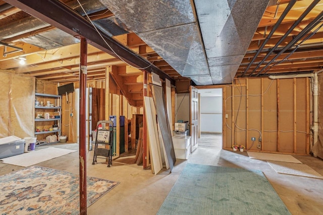 7817 Brule St, Madison, WI 53717 - view of unfinished basement