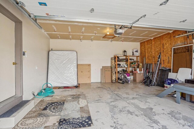 7817 Brule St, Madison, WI 53717 - garage featuring a garage door opener