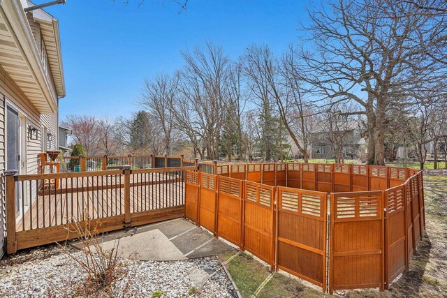 7817 Brule St, Madison, WI 53717 - exterior space with a deck