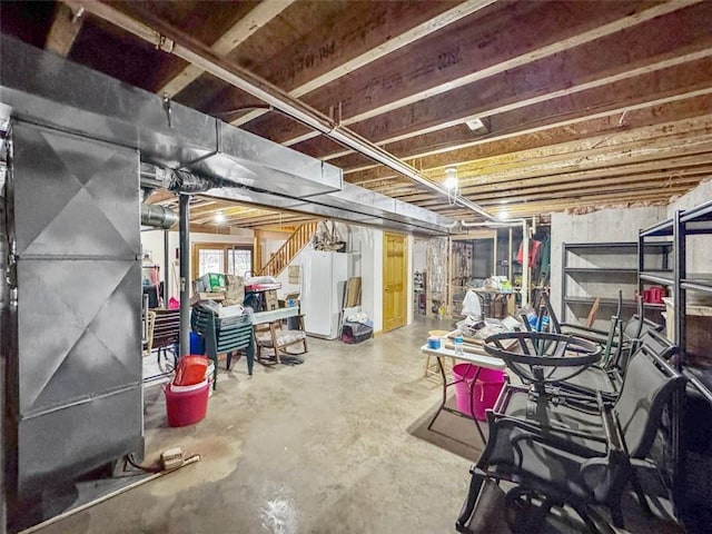 10244 124th St, Chippewa Falls, WI 54729 - below grade area with heating unit