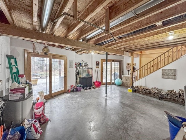 10244 124th St, Chippewa Falls, WI 54729 - below grade area with stairs