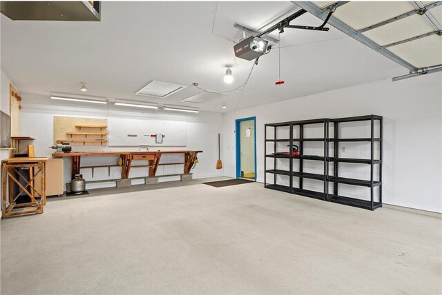 177 W Canyon Dr, Hudson, WI 54016 - garage featuring a workshop area and a garage door opener
