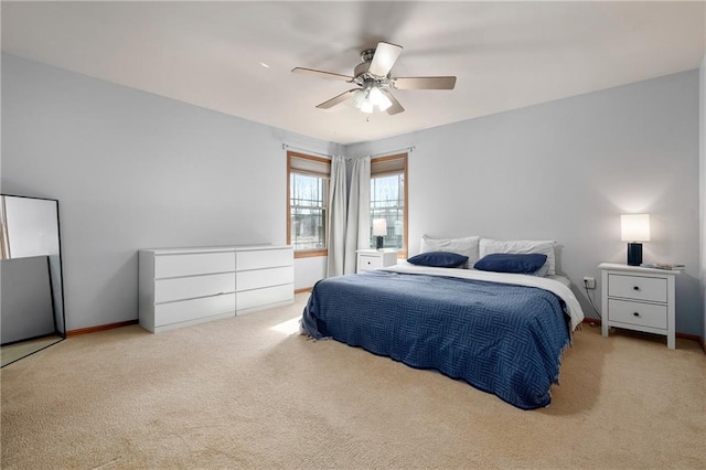 3943 Mill Run Rd, Eau Claire, WI 54703 - bedroom with carpet floors and ceiling fan