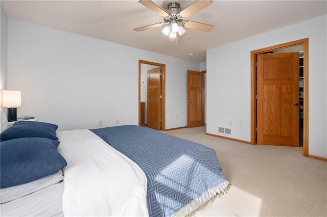 3943 Mill Run Rd, Eau Claire, WI 54703 - carpeted bedroom with baseboards and ceiling fan